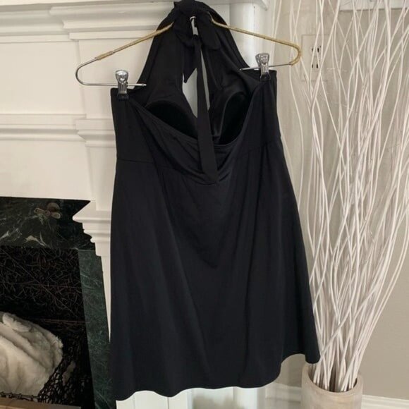 Lands End HALTER Swim Dress black - Picture 5 of 9